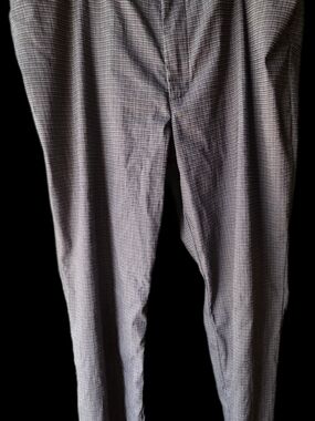 Lee Womens Black and White Checked Dress Pants